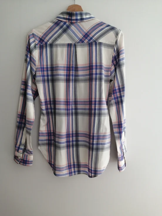 NWT Icebreaker Cool Lite Kahla Long Sleeve Plaid Button Up Wool Lyocell Blend XS - Picture 5 of 16